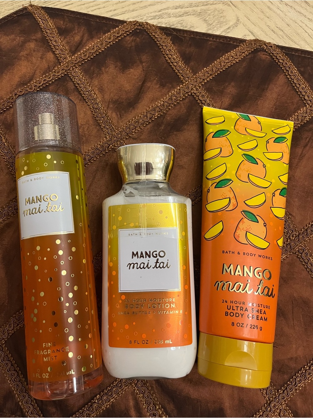 *NWT* Bath & Body Works Mango Mai Tai Set